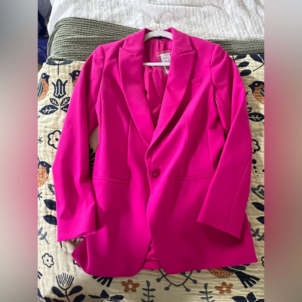 Express Women's Pink Blazer